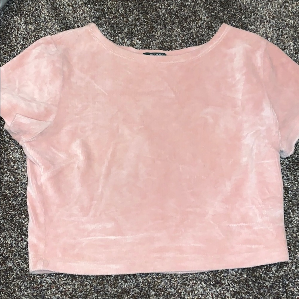 Wild Fable corduroy crop tee